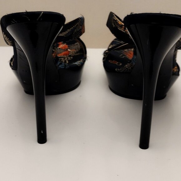 Casadei Vintage Limited Edition Geta Platform Heels - Picture 3 of 8